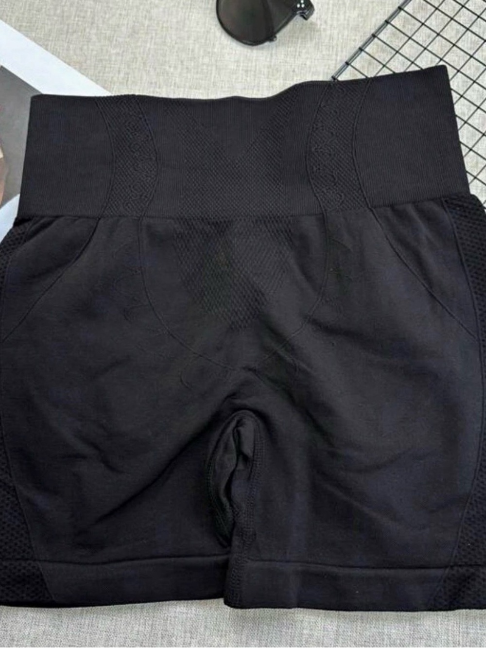 High-Waisted Shapewear Shorts Firm Compression Black Women’s Regular M